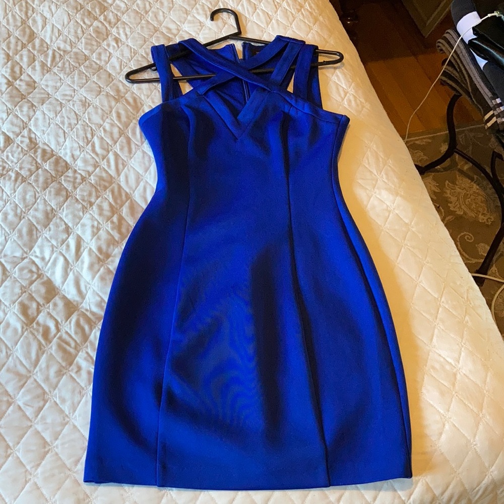 Guess blue strappy dress